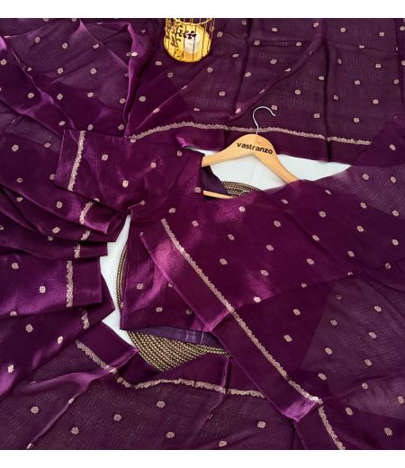 DB347 Beautiful Soft Viscose Silk Jacquard Weaving Celebrity Inspired Saree.(Blouse Unstitched)
