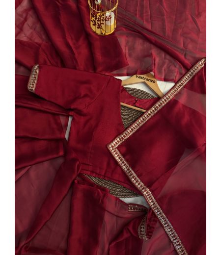 DB470 Beautiful Soft Rangoli Silk  Sequence Emboridary Work Celebrity Inspired Saree.(Blouse Unstitched)