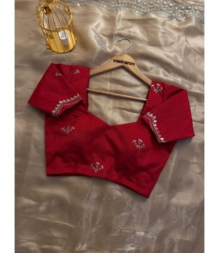 DB79 Beautiful Soft Imported Silk Sequence Thread Work Celebrity Inspired Saree.(Blouse Unstitched)