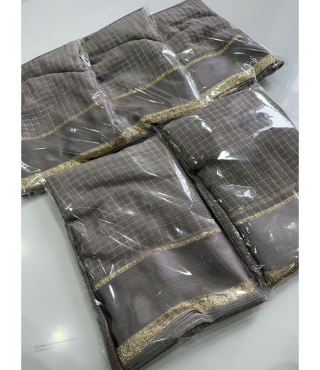 DB460 Beautiful Soft Viscose Georgette Zari Weaving Celebrity Inspired Sarees