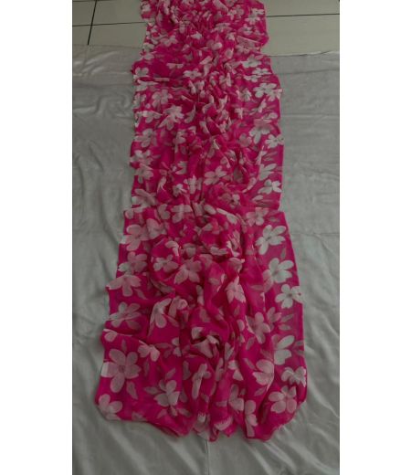 DB710 Beautiful Soft Georgette Floral Printed Celebrity Inspired Sarees.