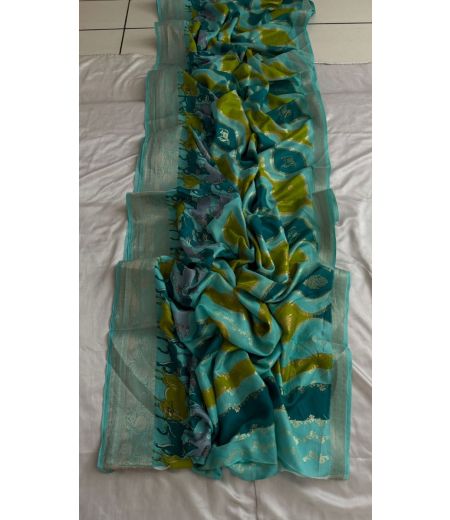DB712 Beautiful Soft Dola Silk Pichwai Zari Work Celebrity Inspired Sarees.