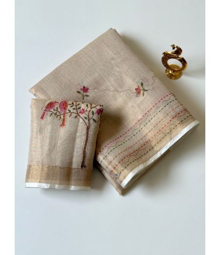 DB772  Beautiful Soft Erode Silk Hand Zari Weaving Celebrity Inspired Sarees.