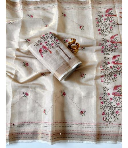 DB772  Beautiful Soft Erode Silk Hand Zari Weaving Celebrity Inspired Sarees.