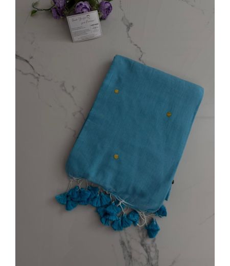 DB941 Beautiful Soft Handloom Cotton Ginni Weaving Celebrity Inspired Sarees.