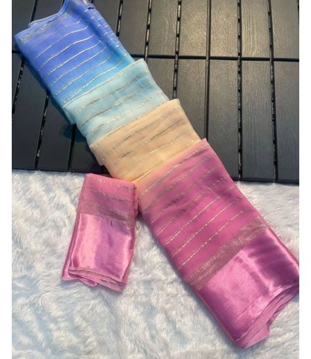 DB957 Beautiful Soft Viscose Georgette Celebrity Inspired Sarees.