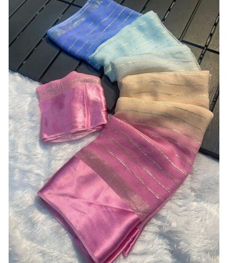 DB957 Beautiful Soft Viscose Georgette Celebrity Inspired Sarees.
