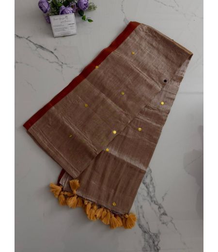 DB950 Beautiful Soft Raga Tissue Silk Ginni Work Celebrity Inspired Sarees.