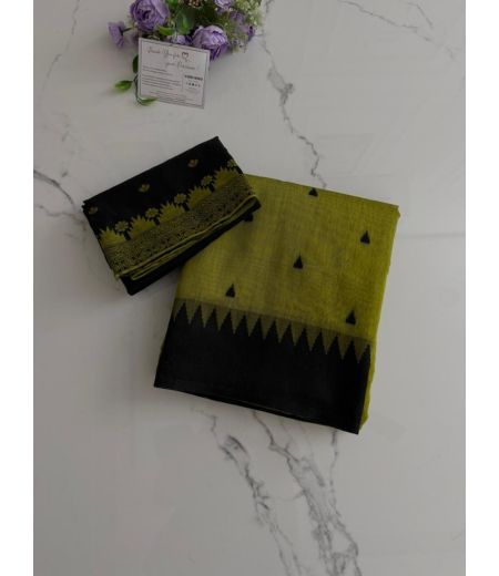 DB951  Beautiful Soft Gadwal Cotton Silk Celebrity Inspired Sarees.