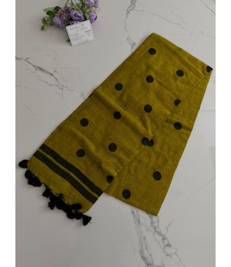DB961 Beautiful Soft Mulmul Cotton Ball Printed Celebrity Inspired Sarees.