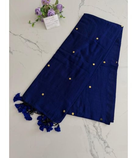 DB969  Beautiful Soft Handloom Cotton Ginni Weaving Celebrity Inspired Sarees.