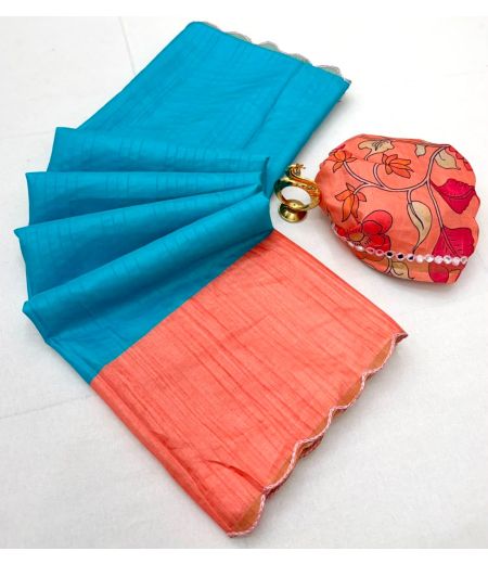 DB997  Beautiful Soft Matka Silk Celebrity Inspired Sarees with Work  Blouse.