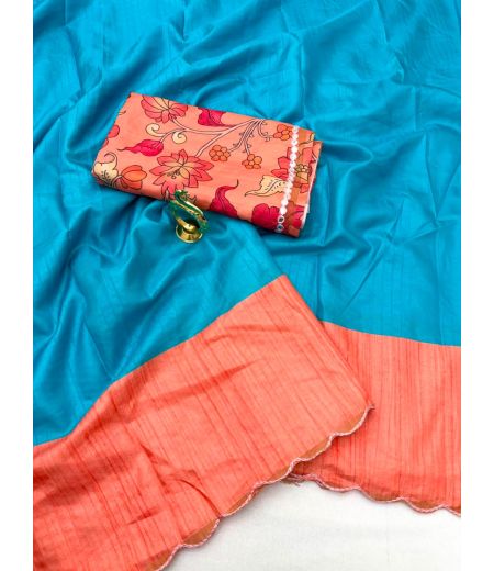 DB997  Beautiful Soft Matka Silk Celebrity Inspired Sarees with Work  Blouse.