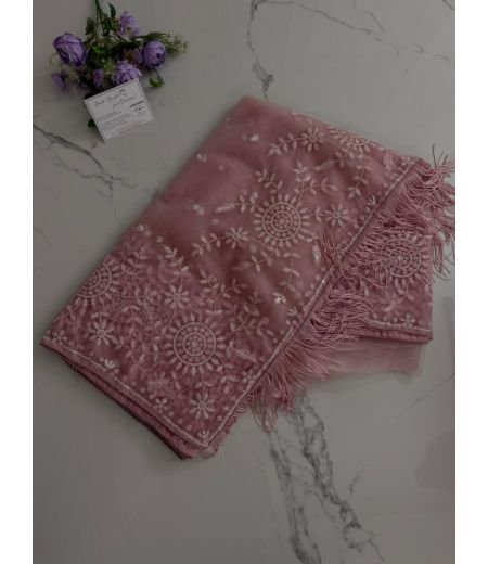 DB995 Beautiful Soft Butterfly Net Sequence Emboridary Work Celebrity Inspired Sarees.