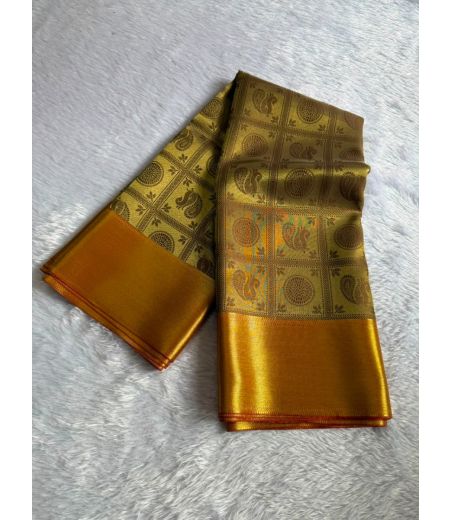 DB1002  Beautiful Soft Banarasi Tissue Silk Zari Weaving Celebrity Inspired Sarees.
