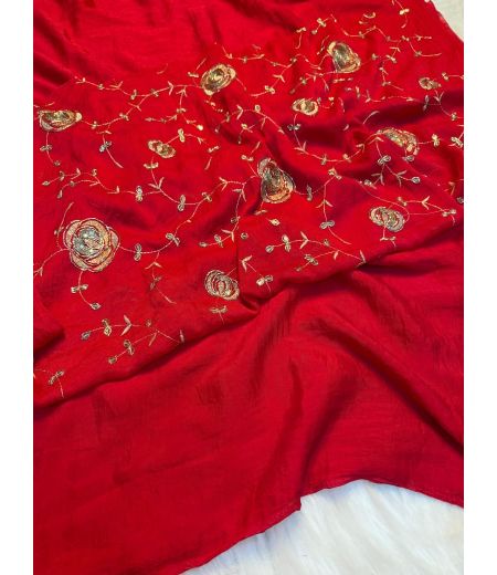 DB1060 Soft Rangoli Crush Silk Celebrity Inspired Sarees.