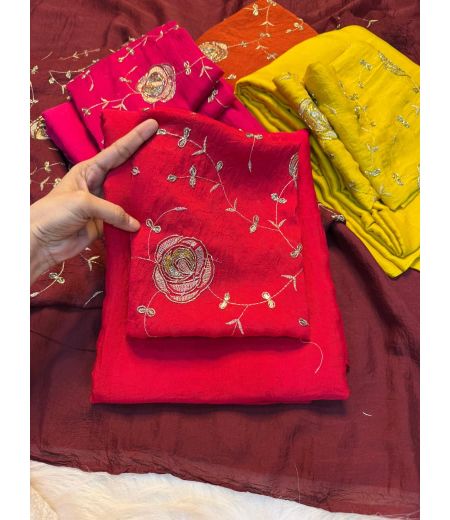 DB1060 Soft Rangoli Crush Silk Celebrity Inspired Sarees.