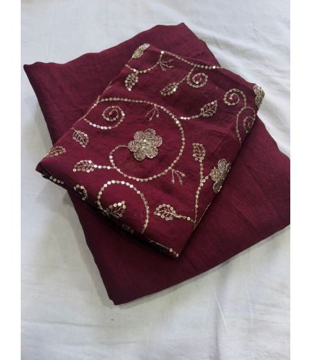 DB1065 Soft Rangoli Crush Celebrity Inspired Saree with Work Blouse.