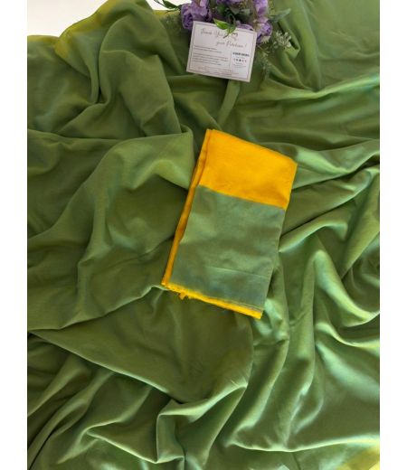DB1099  Soft Mulmul Cotton Celebrity Inspired Sarees with PomPom Border.