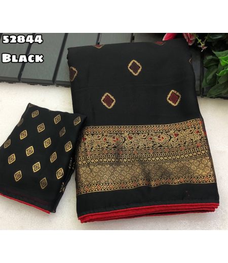DB1107 Soft Bamber Viscose Foil Printed Celebrity Inspired Sarees.