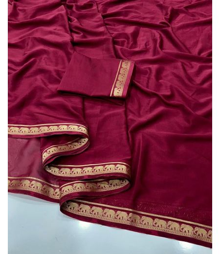 DB1116 Soft Mysore Silk Jacquard Weaving Celebrity Inspired Sarees.