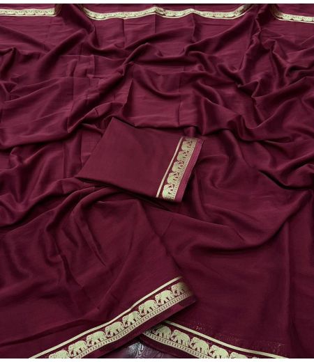 DB1116 Soft Mysore Silk Jacquard Weaving Celebrity Inspired Sarees.