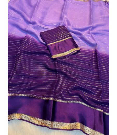 DB1124  Soft Viscose Georgette Jacquard Weaving Celebrity Inspired Sarees.