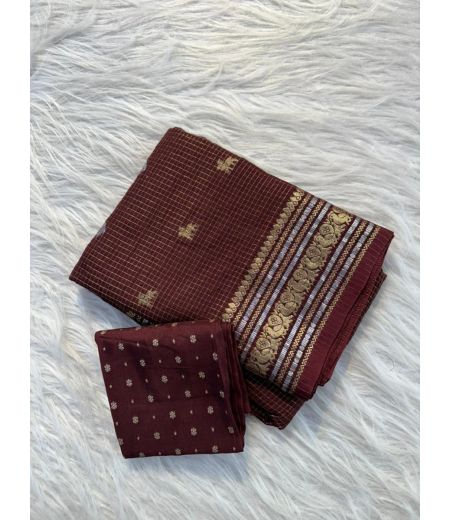DB1203 Soft Viscose Chinnon Zari Weaving Celebrity Inspired Sarees.